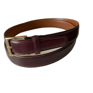 Trafalgar Cortina Men’s Leather belt made in USA size 44/110 1.2 inches by wide